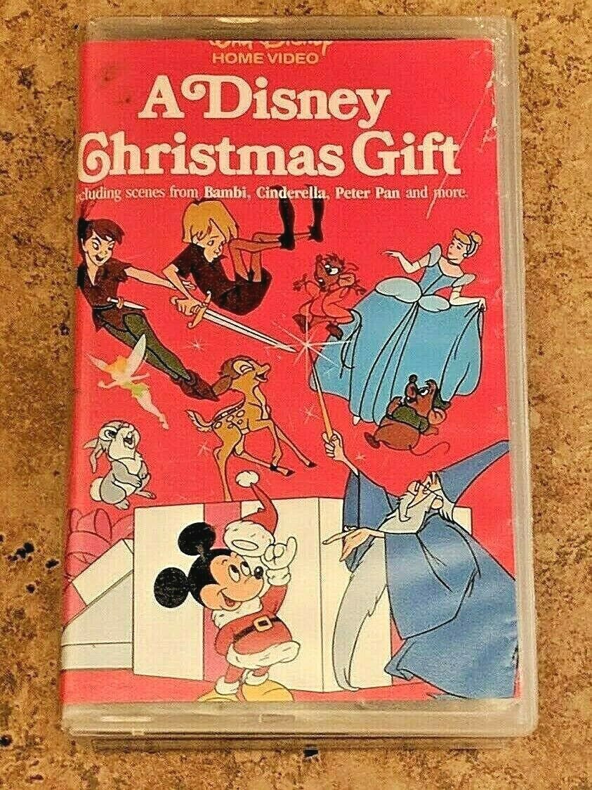 Walt Disney A DISNEY CHRISTMAS GIFT 1982 Animated VHS Movie RARE Vintage