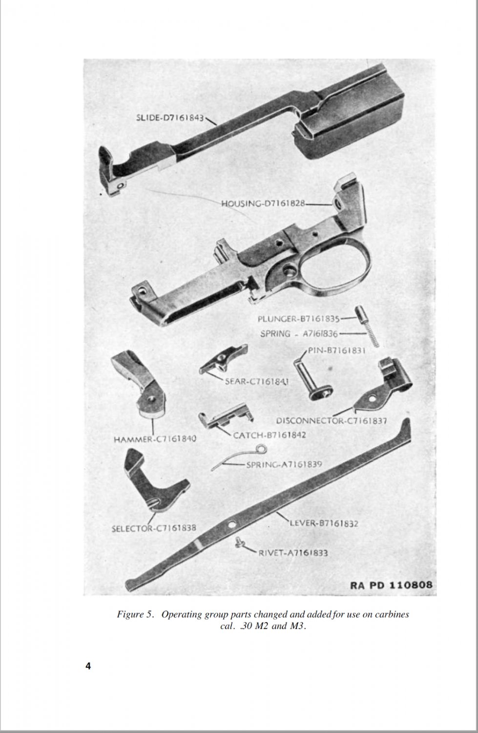 1947 CARBINES CAL. .30, M1, M1A1, M2, and M3 TM 9-1276 Technical Manual PDF