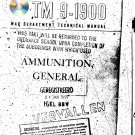 Ordnance Manual TM 9-1900 Ammunition, General