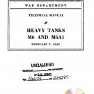 Ordnance Manual TM 9-721 Heavy Tanks M6 and M6A1