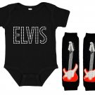 Elvis Presley Onesie Shirt Outfit Name Dotted