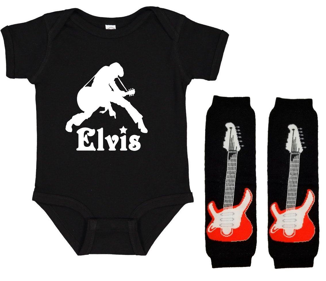 Elvis Presley Onesie Shirt Outfit Guitar Pose