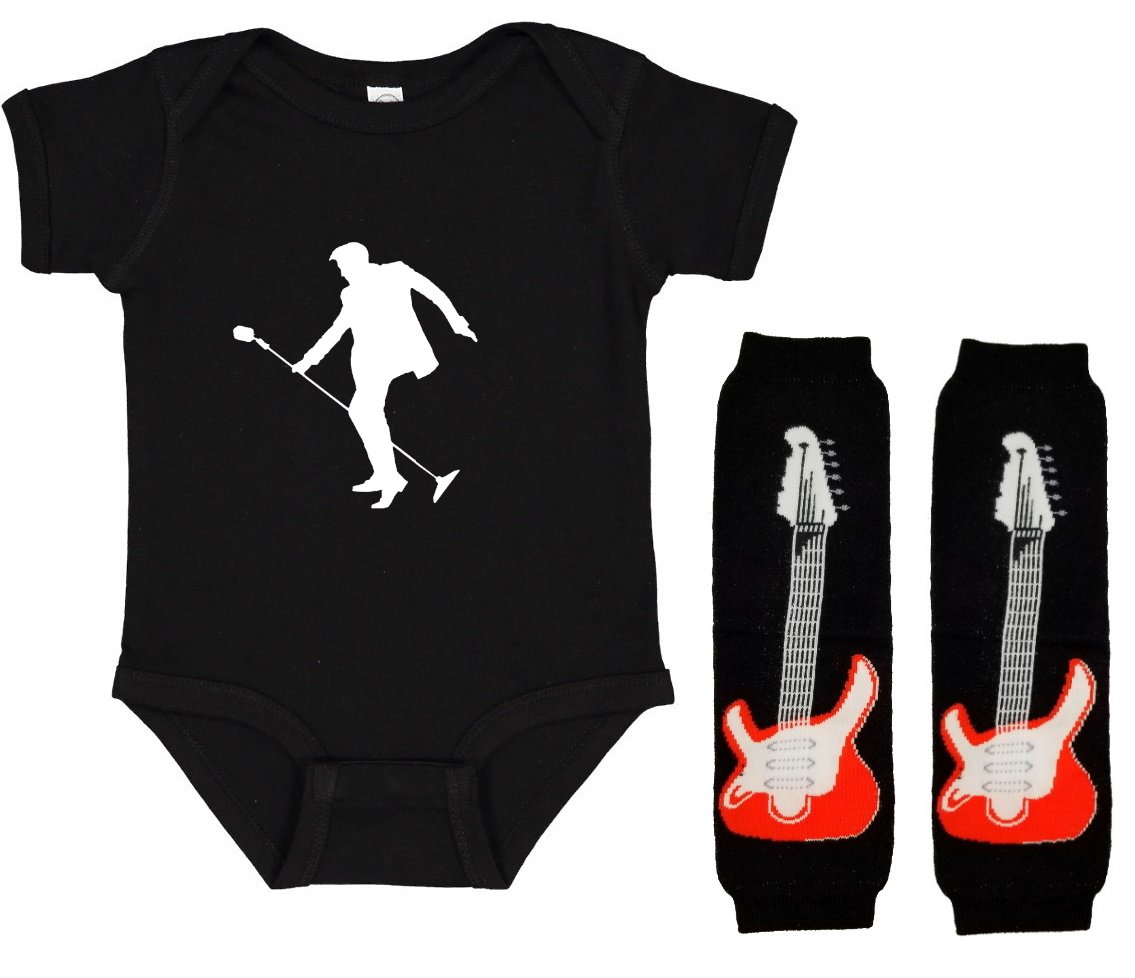 Elvis Presley Onesie Shirt Outfit Mic Stand Pose