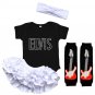 Elvis Presley Onesie Shirt Outfit Name Dotted