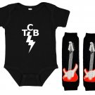 Elvis Presley Onesie Shirt Outfit TCB Logo