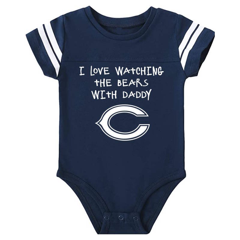 I Love Watching The Bears Onesie Baby Outfit