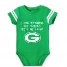 I Love Watching The Packers Onesie Baby Outfit