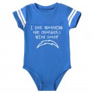 I Love Watching The Chargers Onesie Baby Outfit