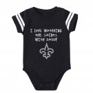 I Love Watching The Saints Onesie Baby Outfit