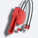Car Phone Charger, Three Fast Charging Car Phone Charger 60W USB Multifunction