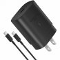 25W Super Fast USB-C Wall Charger for Samsung Galaxy S21 Ultra, S22 , S23 5G