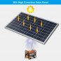 300W Solar Panel 12V Portable Solar Cell Outdoor Rechargeable Solar Kit Househol