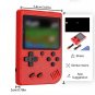 A Red Retro Classic Games Children'S Handheld Small Game Console with 400 Game C