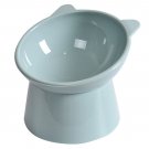 Tilted Cat Food Bowl Elevated Cat Bowl Ergonomic Cat Food Dish anti Vomiting Rai