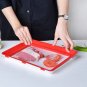 Creative Food Preservation Tray Stackable Food Fresh Tray Magic Elastic Fresh Tr