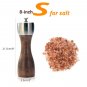 Premium Beech Pepper Mill - Salt and Pepper Grinder - Precision Carbon Steel Rot
