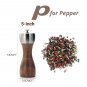 Premium Beech Pepper Mill - Salt and Pepper Grinder - Precision Carbon Steel Rot
