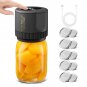 Electric Mason Jar Vacuum Sealer Kit Cordless Automatic Jar Sealer Kit With Mas