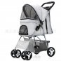 DTC-804 Portable Foldable Pet Cart Cat Dog Four Wheeled Cart Pet Outing Cart Sin