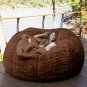 Dropshipping Fur Giant Removable Washable Bean Bag Bed Cover Living Room Furnitu