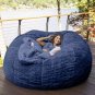 Dropshipping Fur Giant Removable Washable Bean Bag Bed Cover Living Room Furnitu
