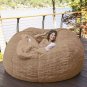 Dropshipping Fur Giant Removable Washable Bean Bag Bed Cover Living Room Furnitu