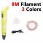 3D Printer Pen with PLA Filament Kids Handicrafts Drawing Tool Montessori Educat