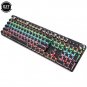 Gaming Mechanical Keyboard Retro Punk USB Wired LED 23 Mode RGB Backlit Switch 1