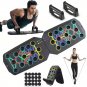 Portable Multifunctional Push-Up Board Set with Handles Foldable Fitness Equipme