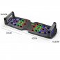 Portable Multifunctional Push-Up Board Set with Handles Foldable Fitness Equipme