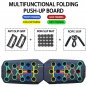 Portable Multifunctional Push-Up Board Set with Handles Foldable Fitness Equipme