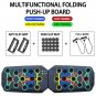 Portable Multifunctional Push-Up Board Set with Handles Foldable Fitness Equipme