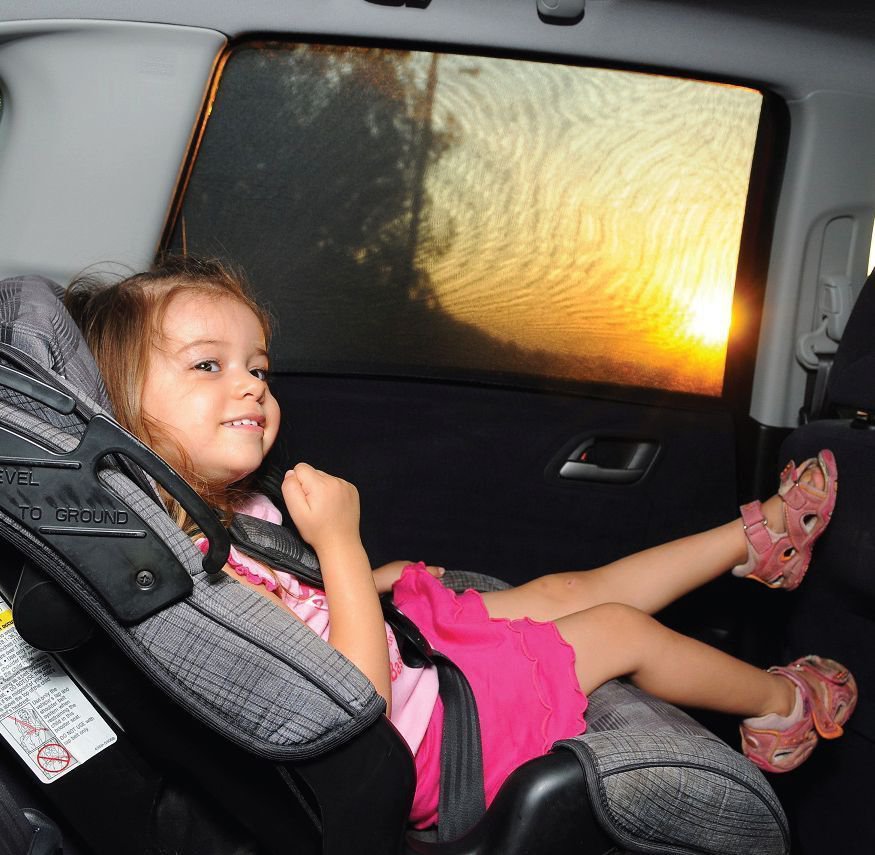 Baby Rear Sun Shade Sox Universal Fit Car Side Window Sun Shade (Pack of 2)