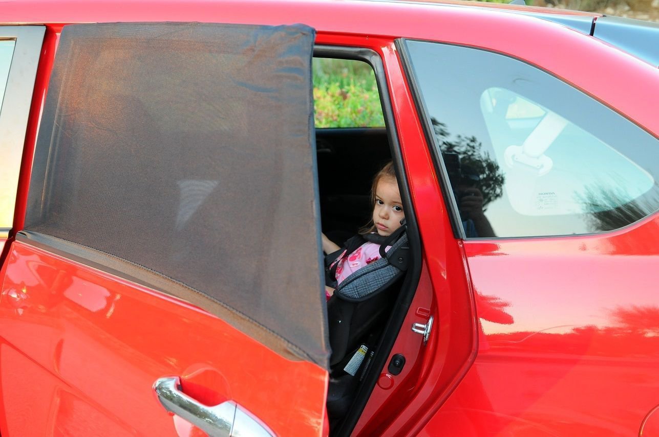 Baby Rear Sun Shade Sox Universal Fit Car Side Window Sun Shade (Pack of 2)