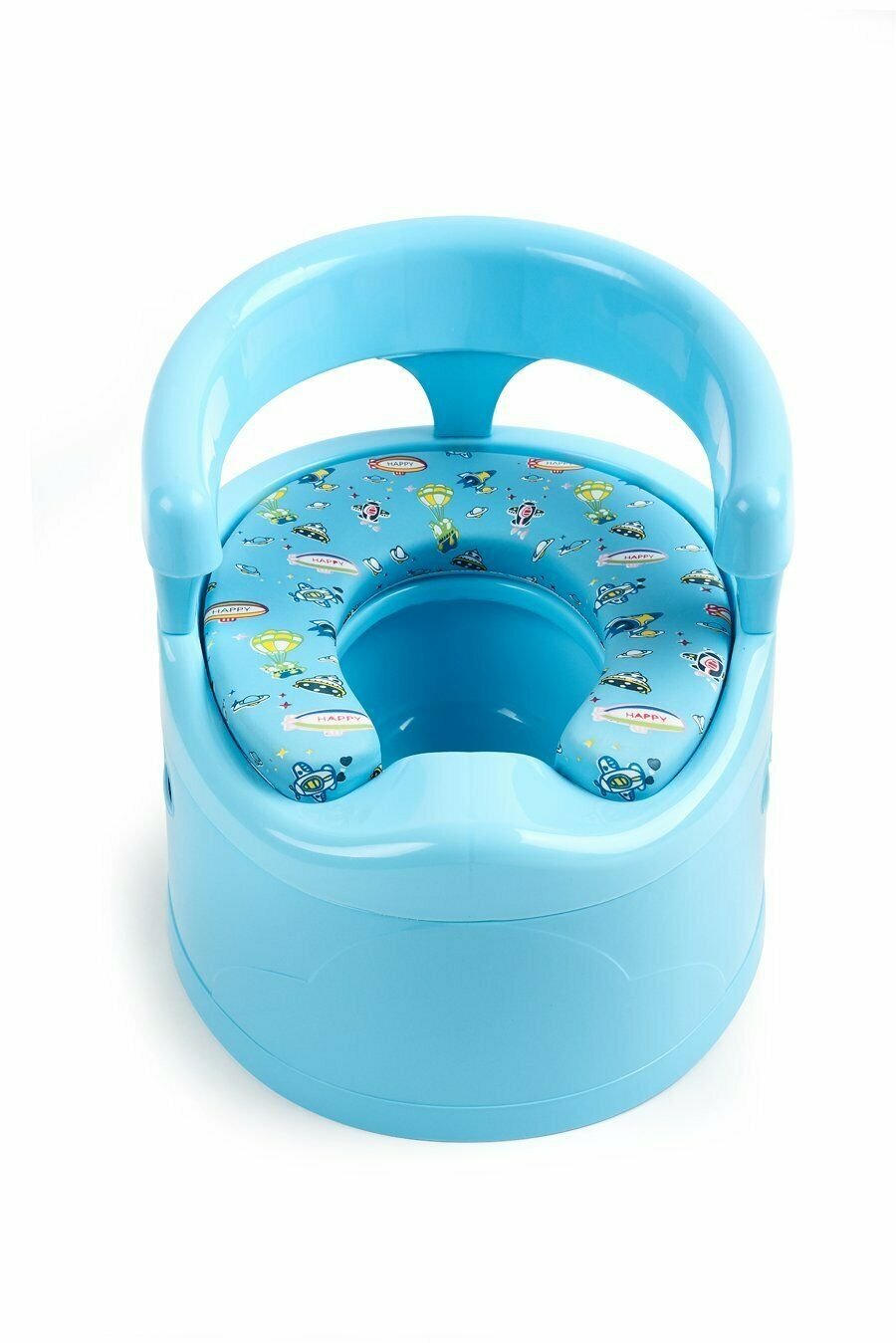 Padded Soft Toilet Seat Potty Training Seat with Removable Drawer