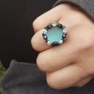 Handmade Beaded Ring Fingernail Polish Jewelry