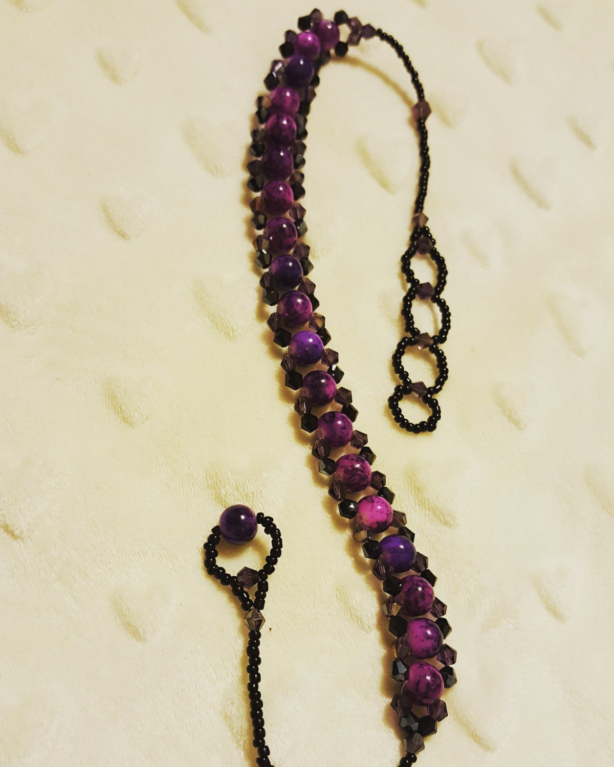 Handmade Beaded Adjustable Choker Necklace