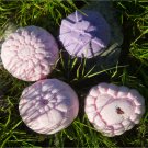 Lavender & Organic Rose Petals Bath Salts (Fizzies - 4 count)