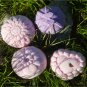 Lavender & Organic Rose Petals Bath Salts (Fizzies - 4 count)