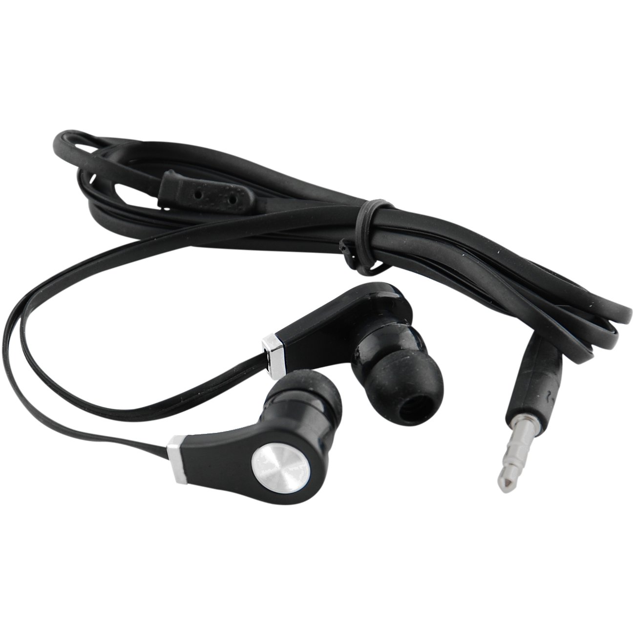 (5pack) Green Earbuds Earphones InEar Sound Isolating Headphones Flat