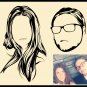 Custom Simple Silhouette - Personalized Order