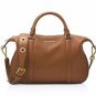 NWT~ MICHAEL KORS Leather Large Raven Satchel ShoulderBag Luggage Brown~$368