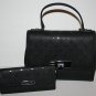 NWT~Michael Kors&Acirc;&nbsp;Leather Jamey Small  Messenger/Crossbody & Wallet~Black