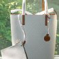Michael Kors Hayley MK Signature Large Convertible Tote Handbag ~Vanilla~BNWT