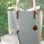 Michael Kors Hayley MK Signature Large Convertible Tote Handbag ~Vanilla~BNWT