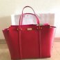 NWT~AUTHENTIC MICHAEL KORS JET SET LARGE LEATHER TOTE PURSE BAG~ BLOSSOM