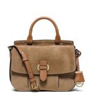 NWT NEW Michael Kors Leather Romy Large Messenger Crossbody Bag - Desert