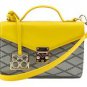 NWT Authentic Michael Kors Leather Dalia Large Backpack Bag ~Dusty Blue $428.00