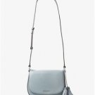 BNWT~Michael Kors Elyse Large Saddle Bag Purse  ~DUSTY BLUE