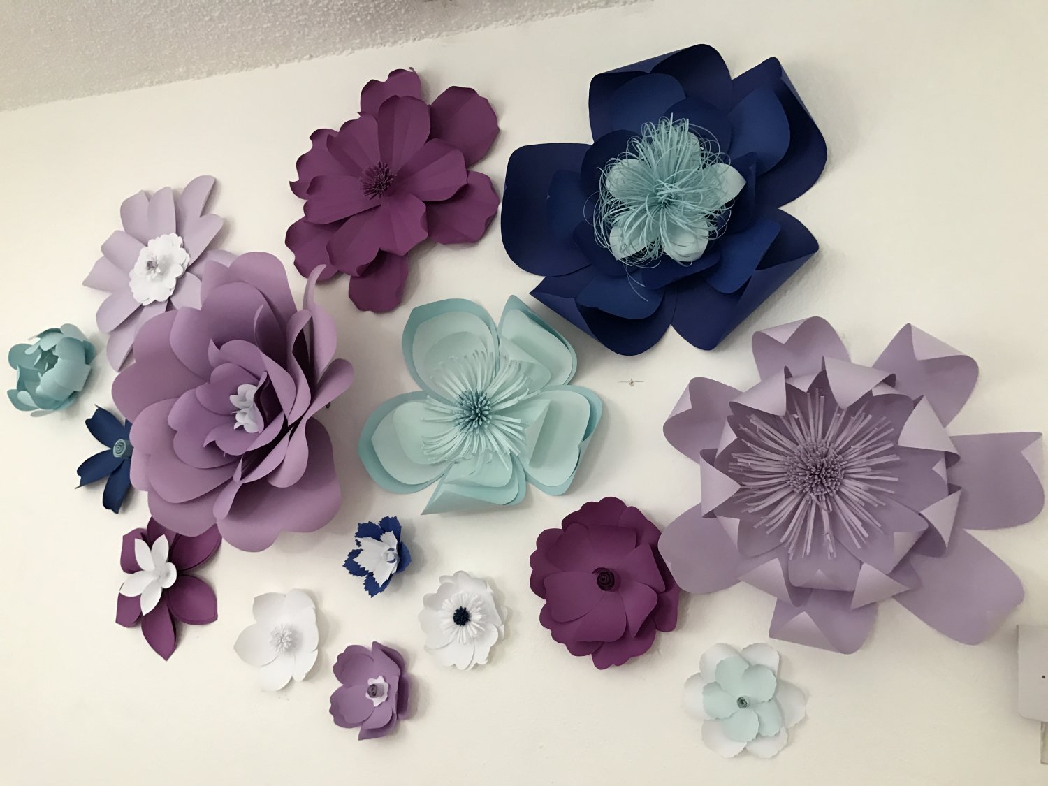 Big paper flowers